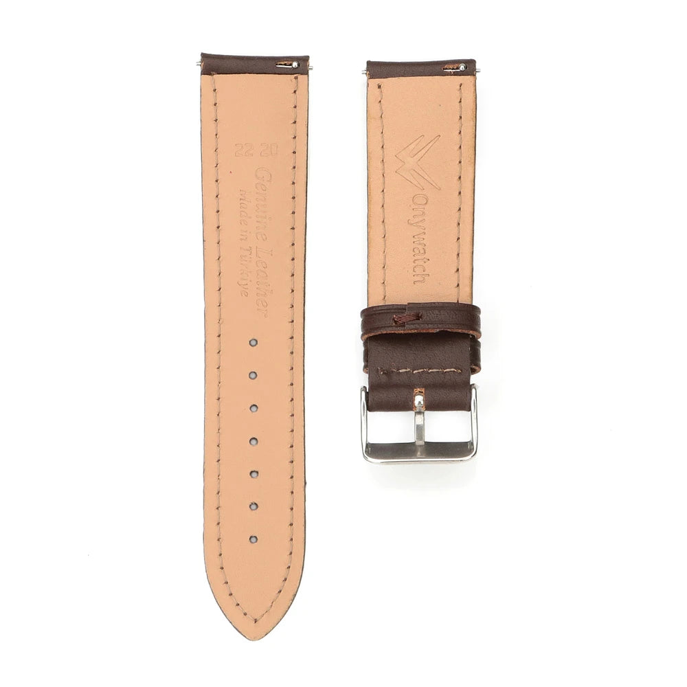 Apple Watch Deri Kordon - Kahve - ONYWATCH