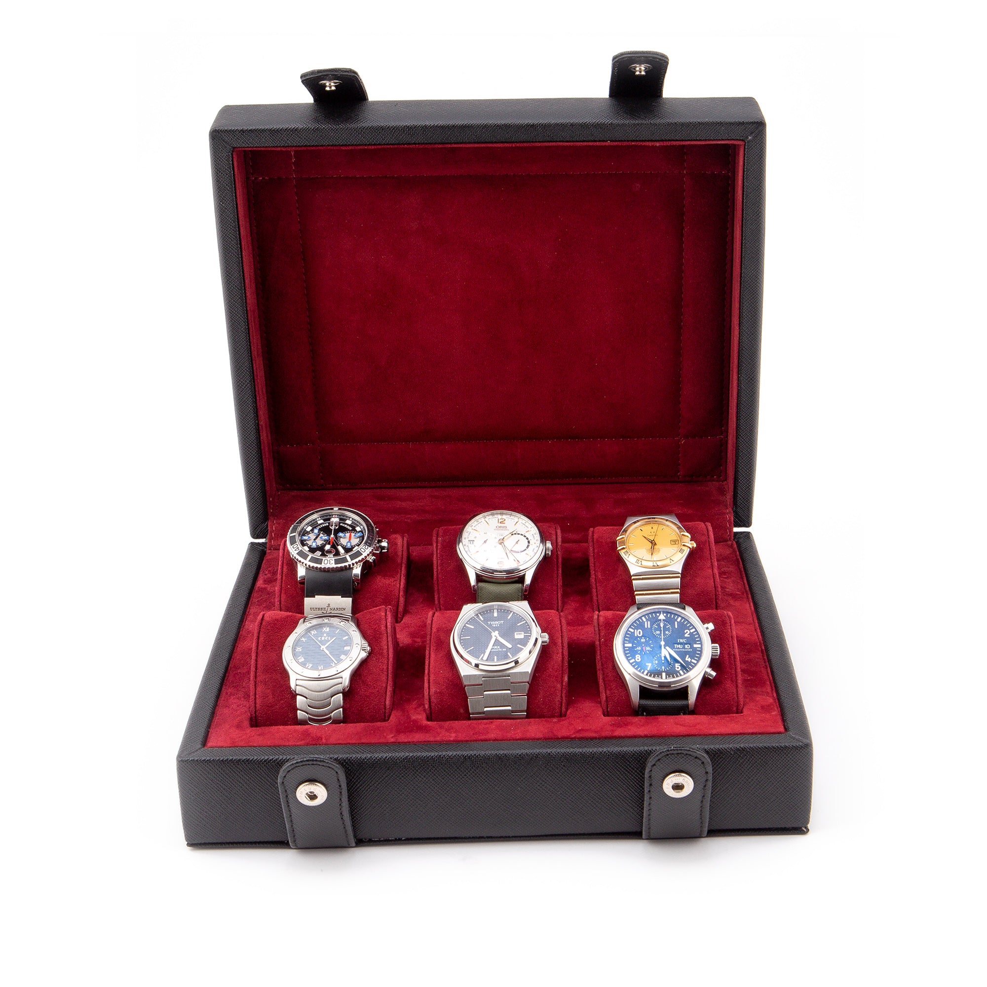 İsteğe Göre Özel Boyama Deri Saat Kutusu