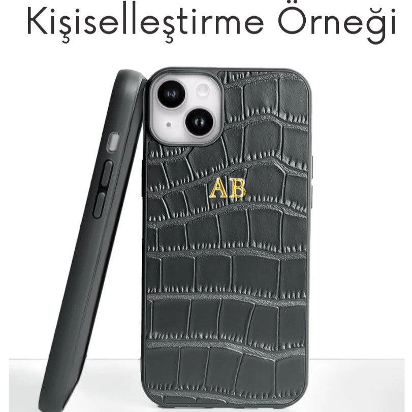 Sawyer K. Sarı Gerçek Devekuşu Derisi İphone Deri Kılıf - ONYWATCH
