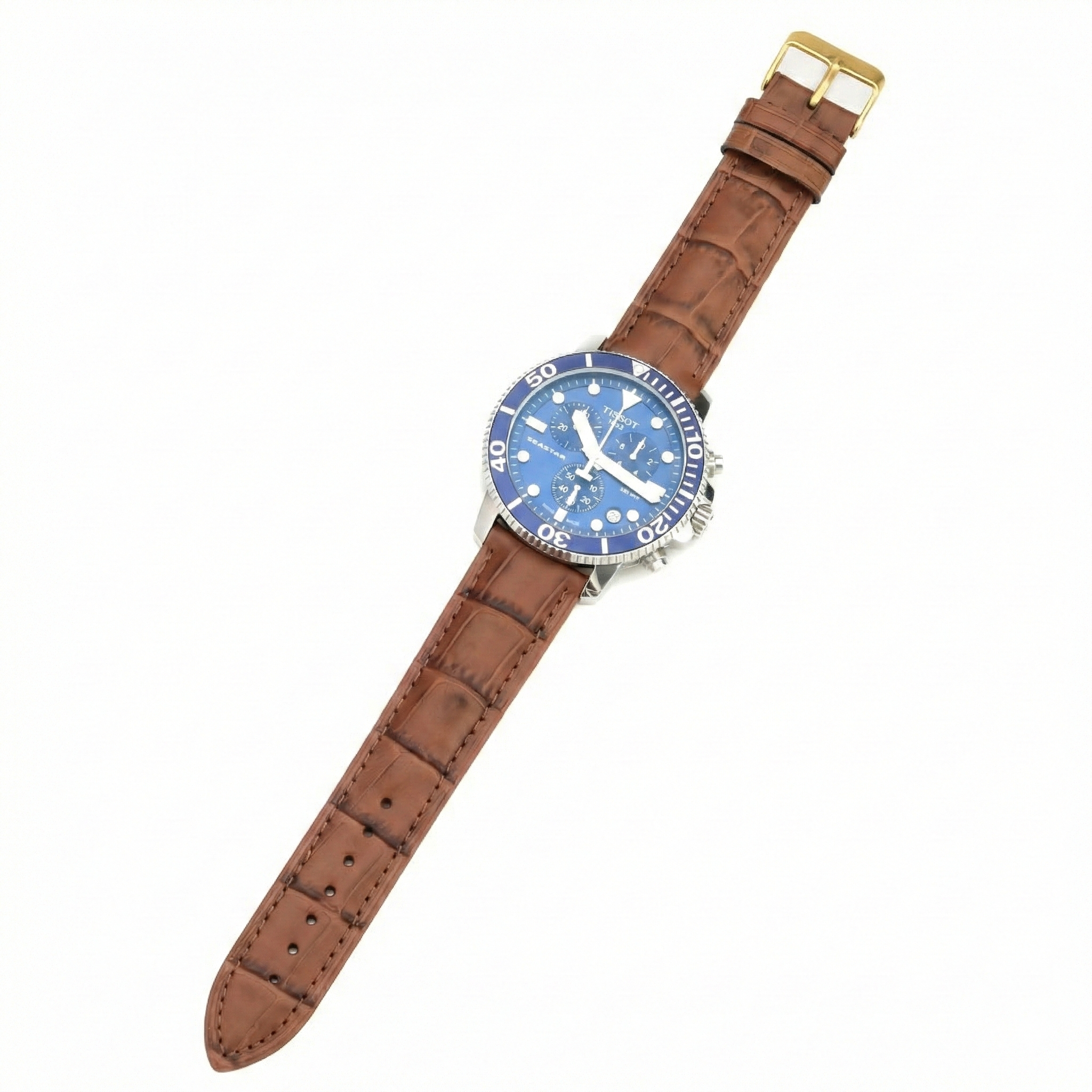 Gold Tokalı Alaturka Taba Kroko Deri Kordon