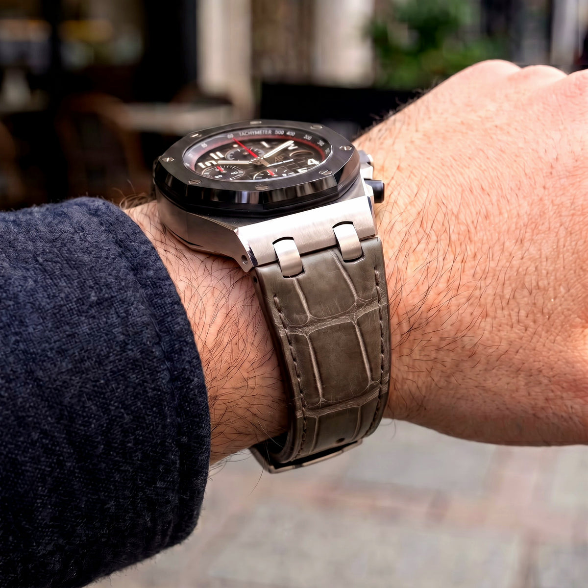 Royal Oak Uyumlu Deri Kordon