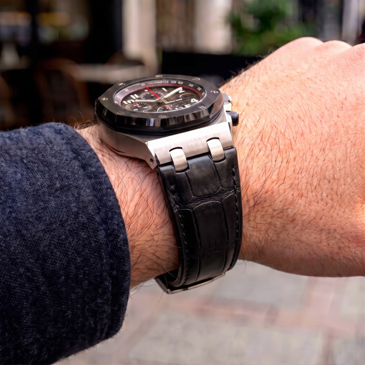 Royal Oak Uyumlu Deri Kordon