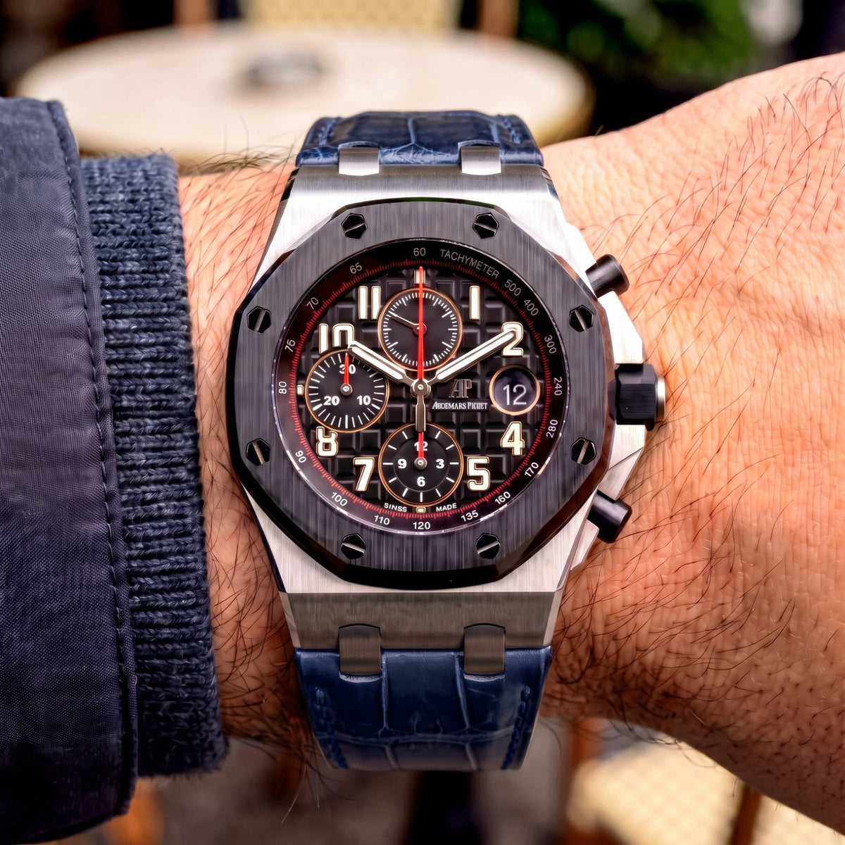 Royal Oak Uyumlu Deri Kordon