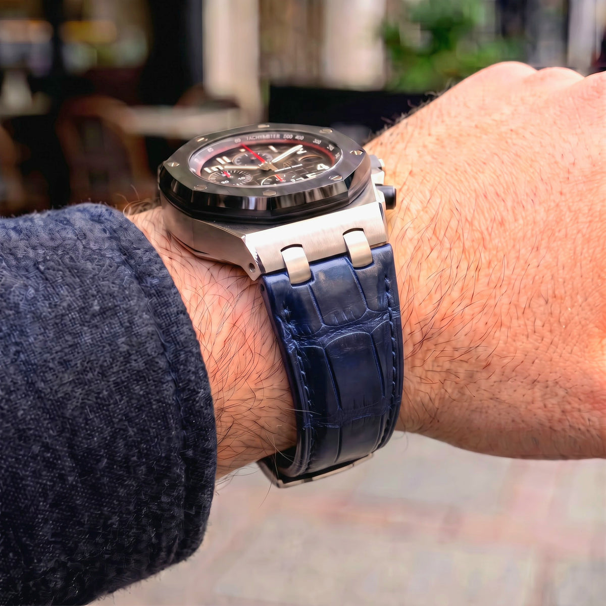 Royal Oak Uyumlu Deri Kordon