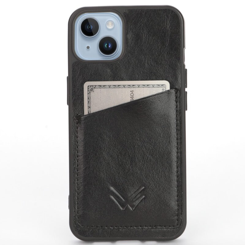 Hurley Siyah Kartlıklı İphone Deri Kılıf - ONYWATCH