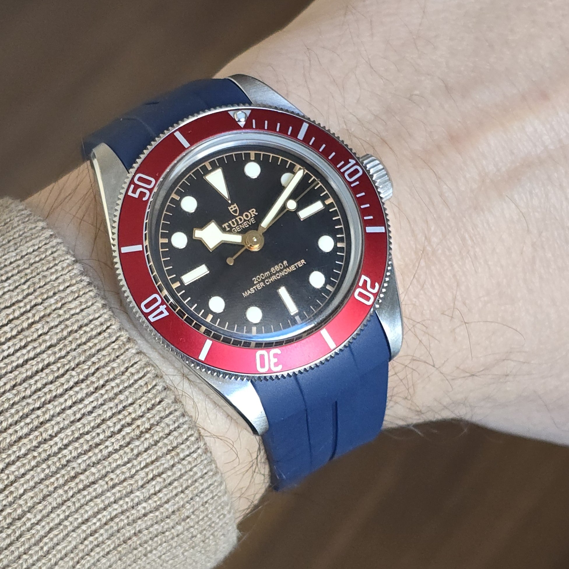 TDR. Lacivert FKM Entegre Kauçuk Kordon