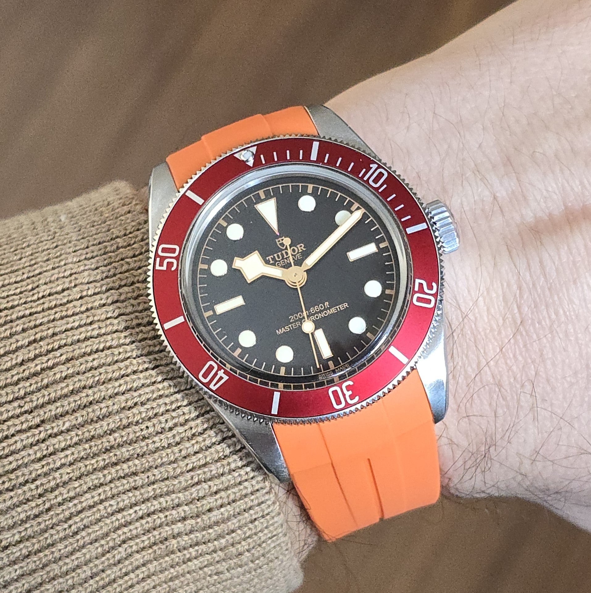 TDR. Turuncu FKM Entegre Kauçuk Kordon