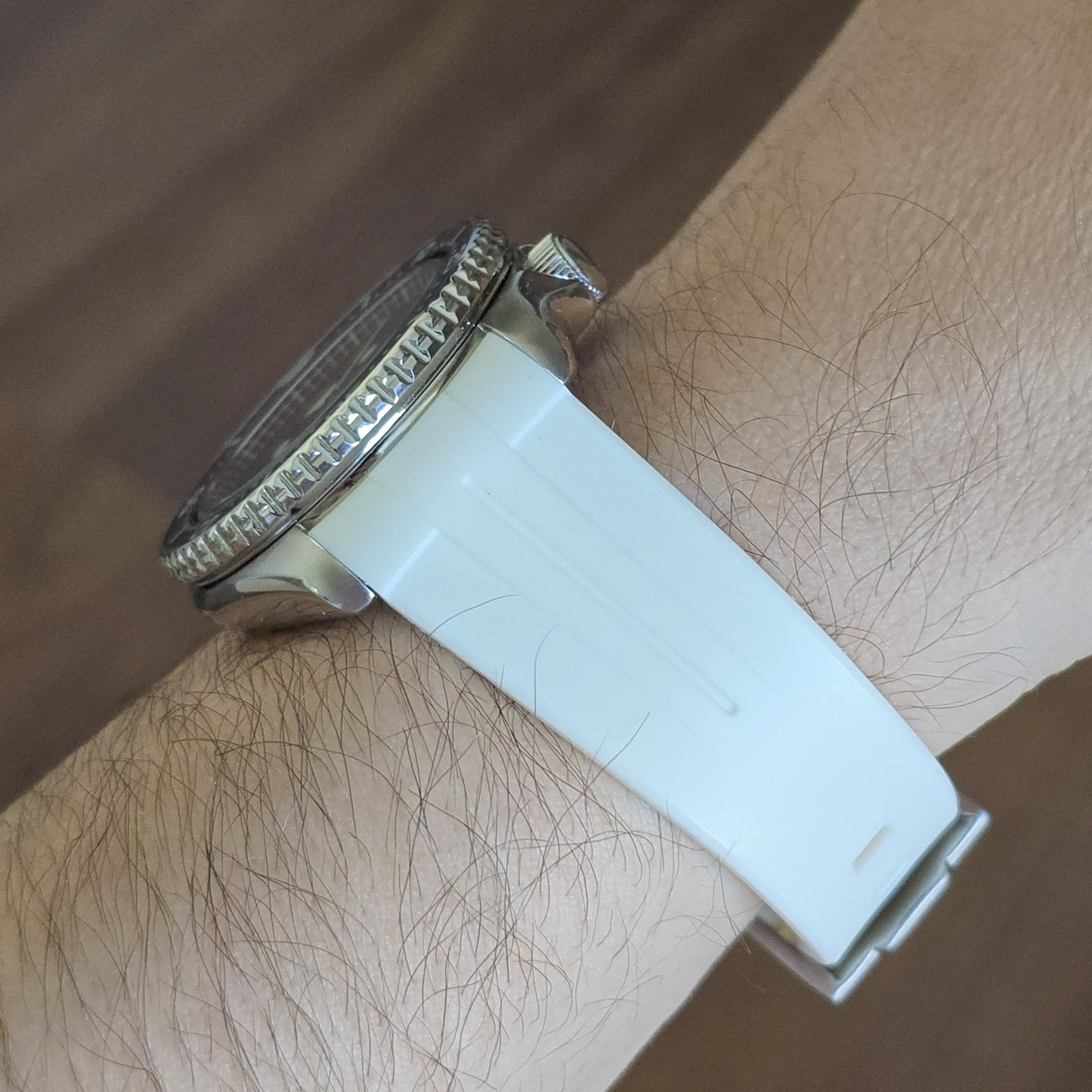 Seiko Beyaz FKM Entegre Kauçuk Kordon