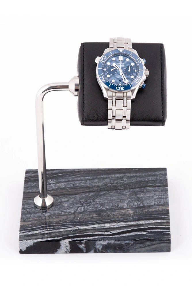 Black - White Mermer Saat Standı - ONYWATCH