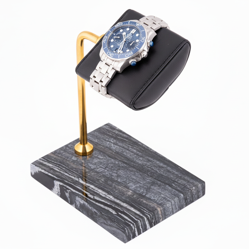 Chloe Masaüstü Saat Standı Pirinç