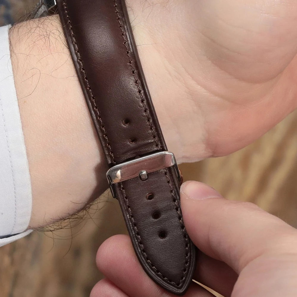 Apple Watch Deri Kordon - Kahve - ONYWATCH