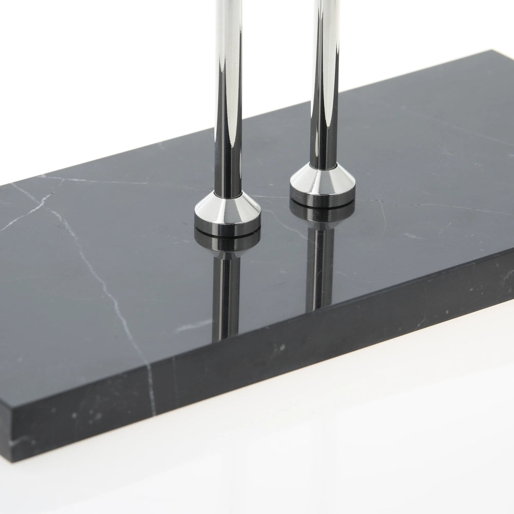 Nero Çiftli Mermer Saat Standı - ONYWATCH