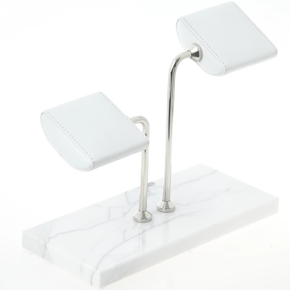 Carrara Çiftli Mermer Saat Standı - ONYWATCH