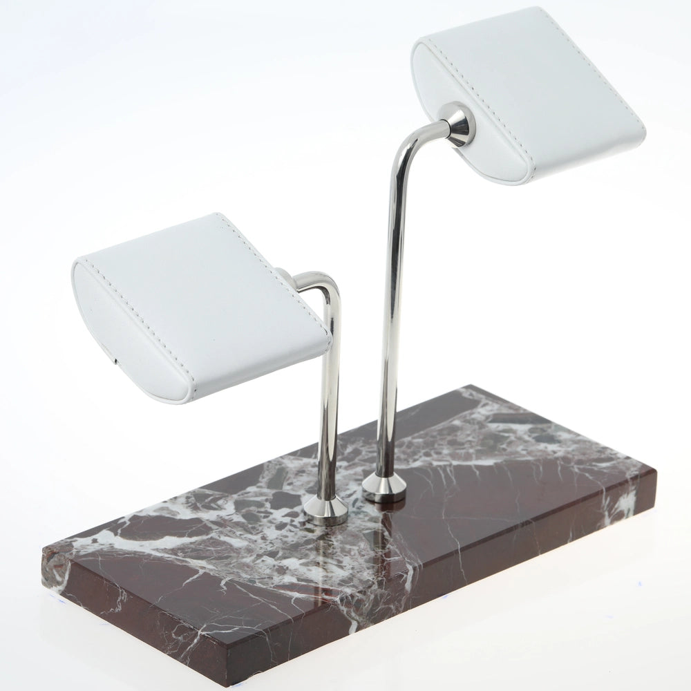 Rosso Çiftli Mermer Saat Standı - ONYWATCH