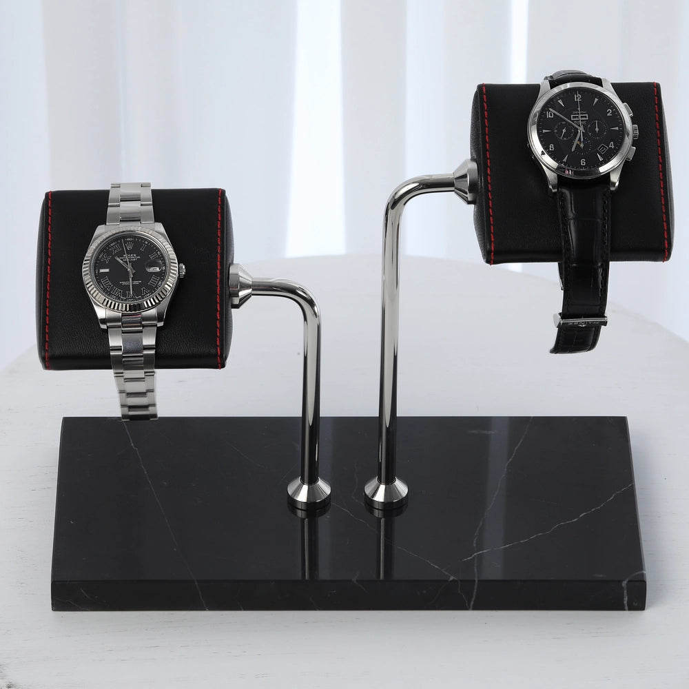 Nero Çiftli Mermer Saat Standı - ONYWATCH