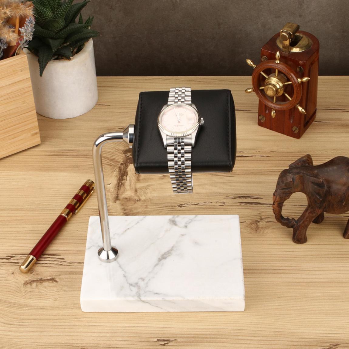 Carrara S. Mermer Saat Standı - ONYWATCH