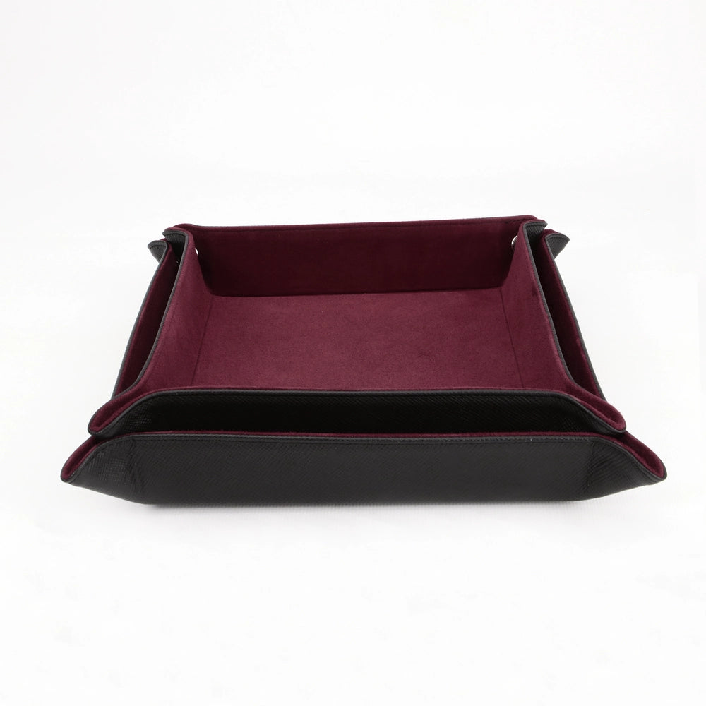 Octavia Siyah Bordo Vale Gerçek Deri Tepsi - ONYWATCH