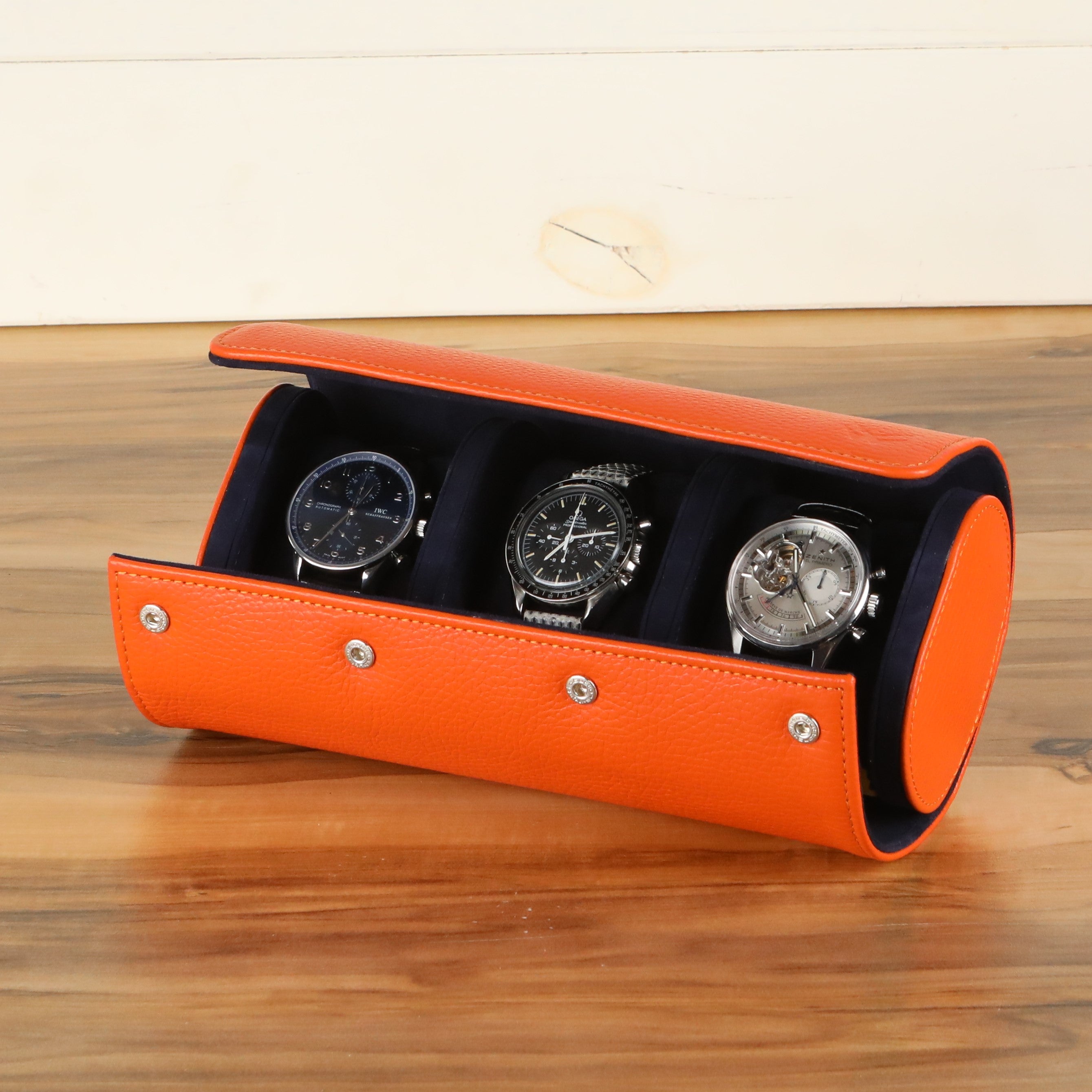 Petra Turuncu Deri Saat Kutusu