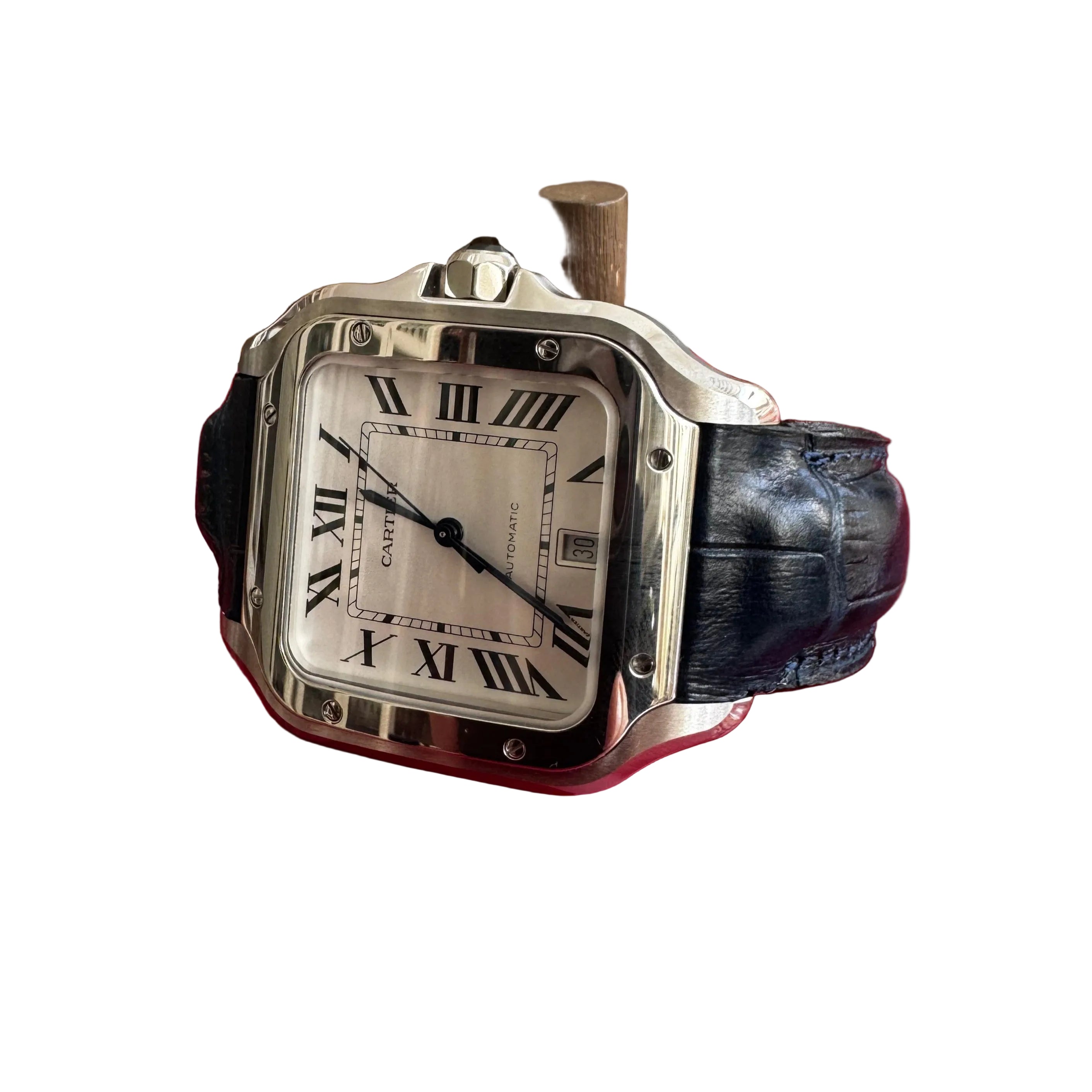 C. Santos Uyumlu Deri Kordon Lacivert K.