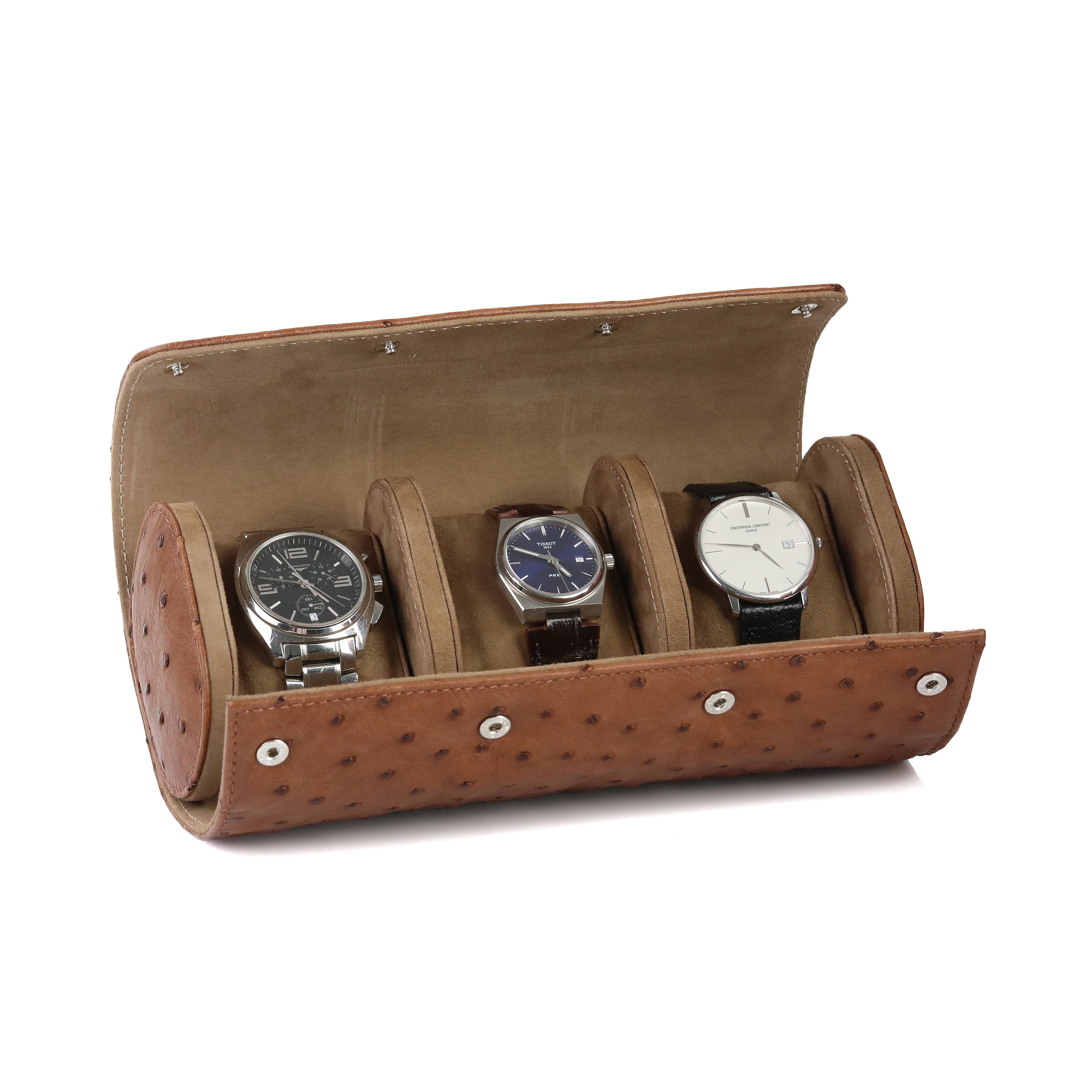 Nata Gerçek Devekuşu Derisi Saat Kutusu