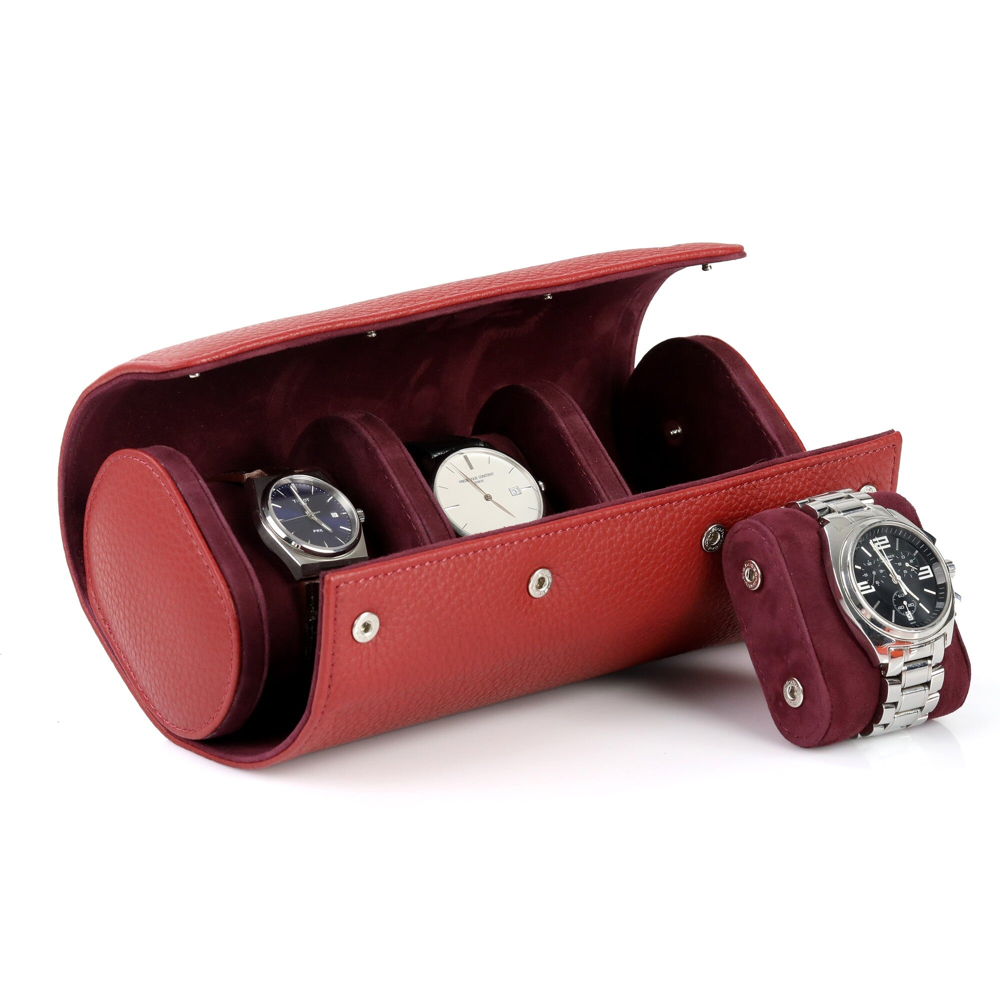 Petra Kırmızı Deri Saat Kutusu