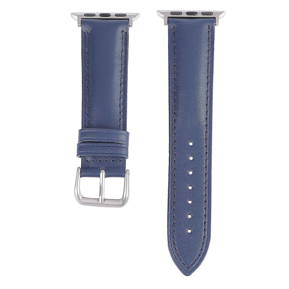 Apple Watch Deri Kordon - Lacivert - ONYWATCH