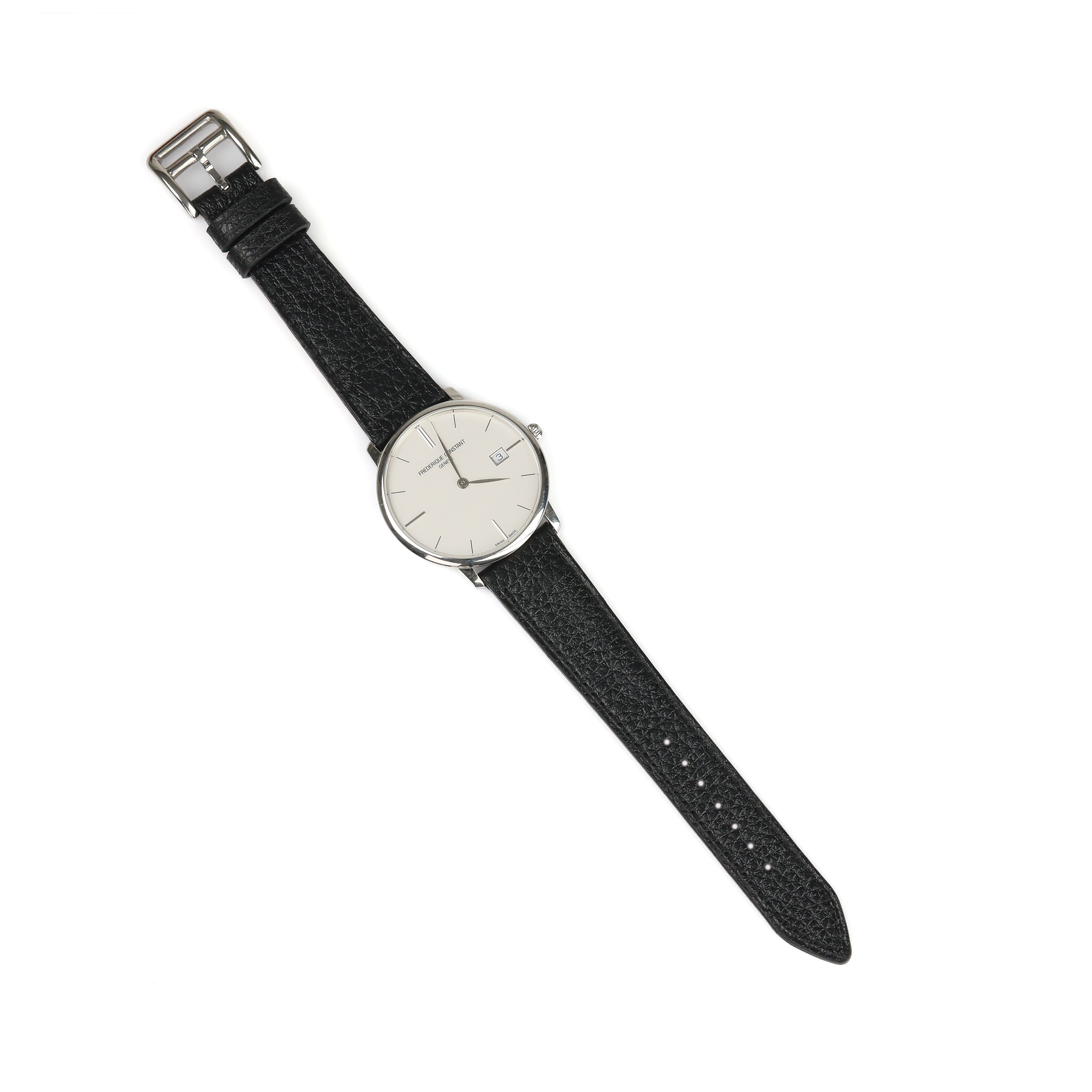 Togo Siyah Slim Deri Kordon