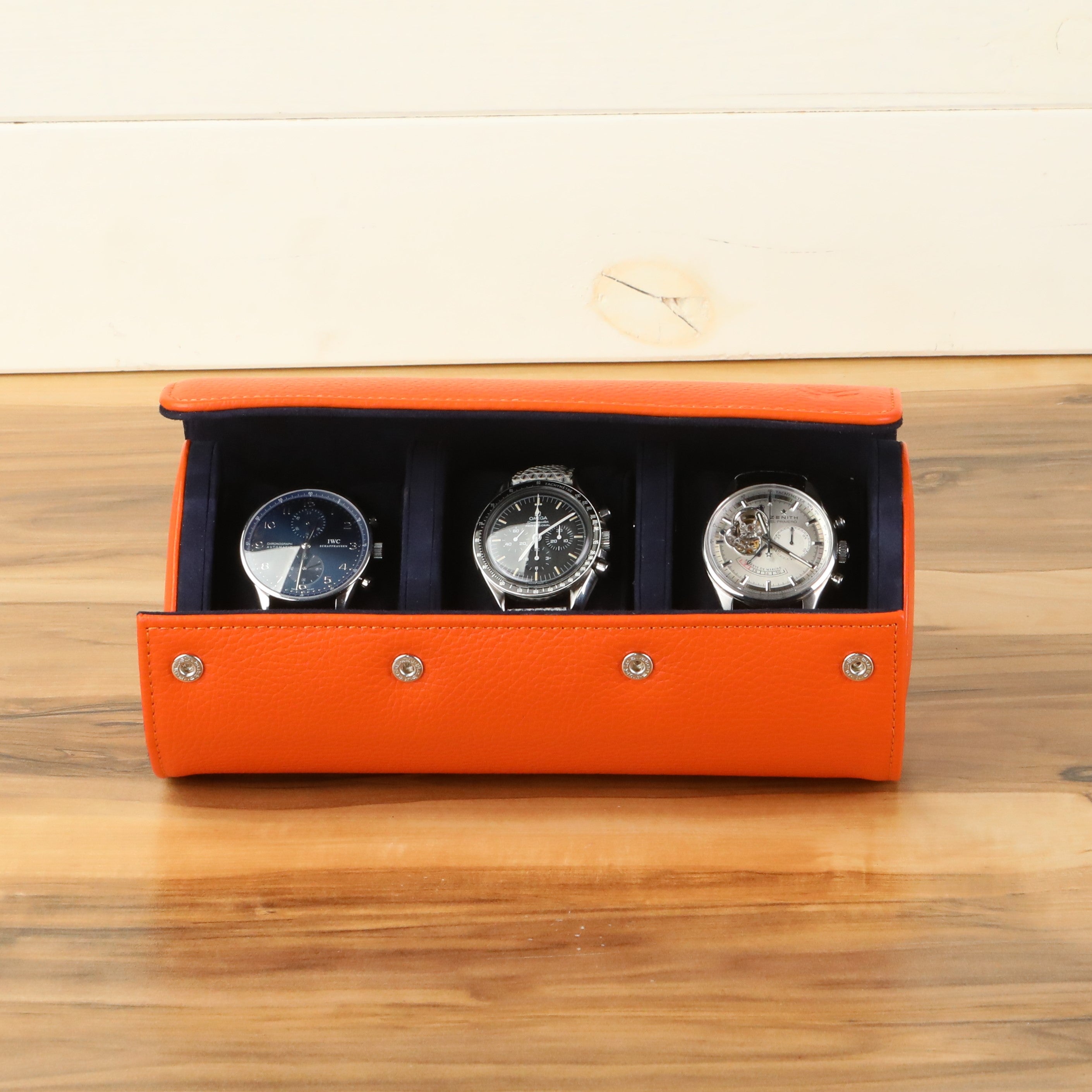 Petra Turuncu Deri Saat Kutusu