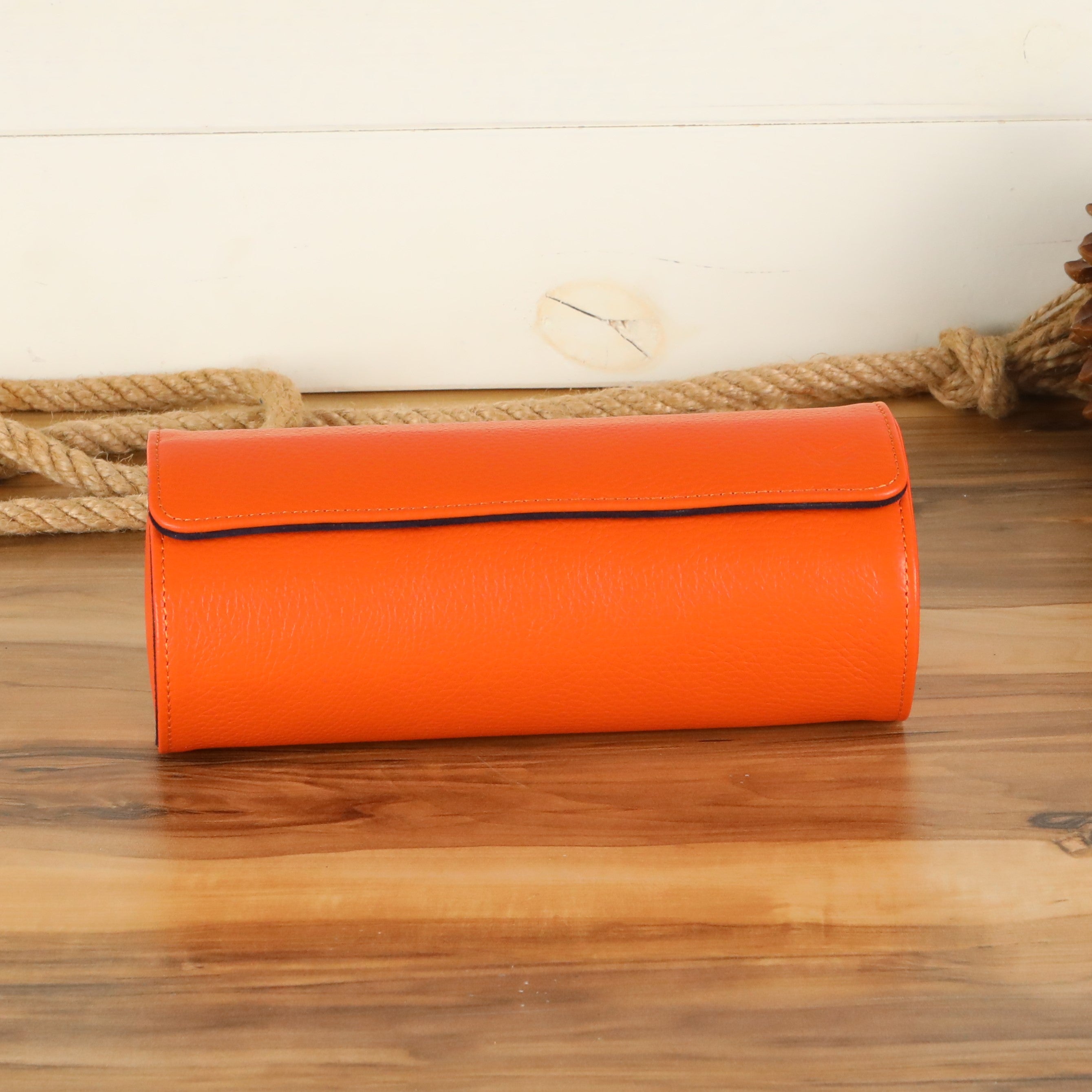 Petra Turuncu Deri Saat Kutusu