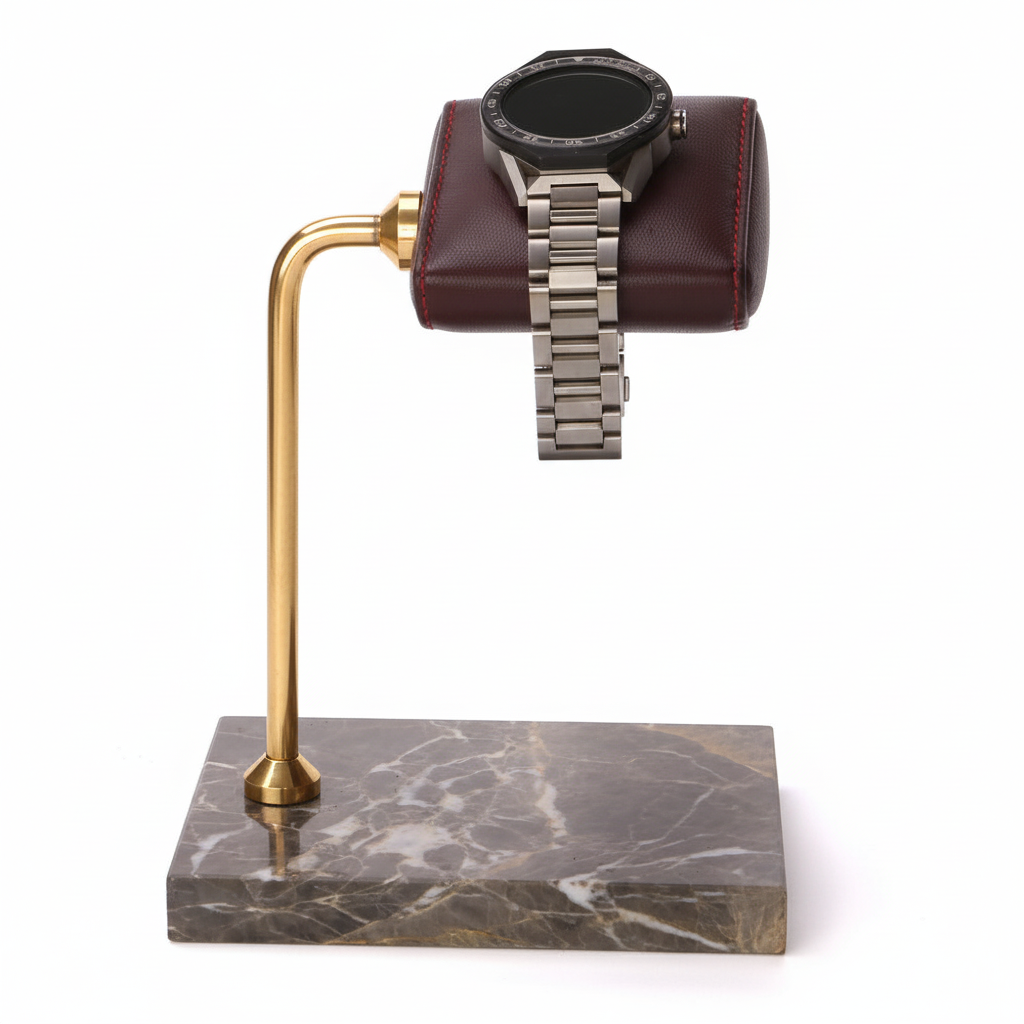 Grey Masaüstü Saat Standı Pirinç