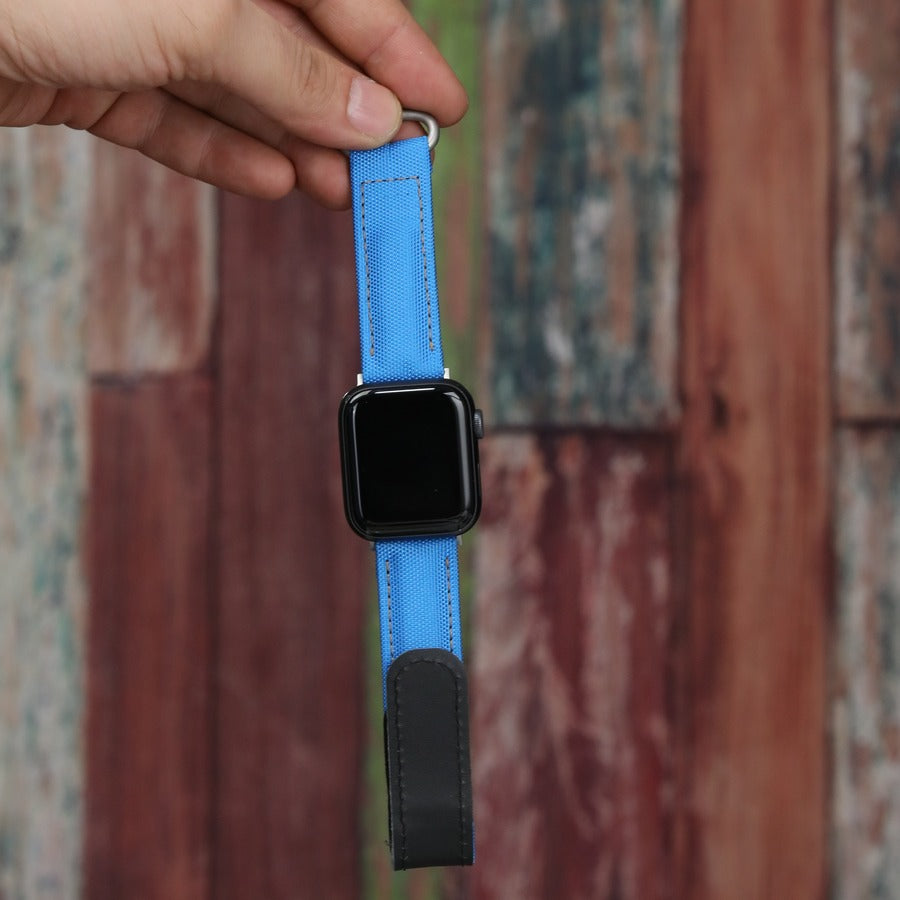 Hibrit Apple Watch Kordon - Mavi