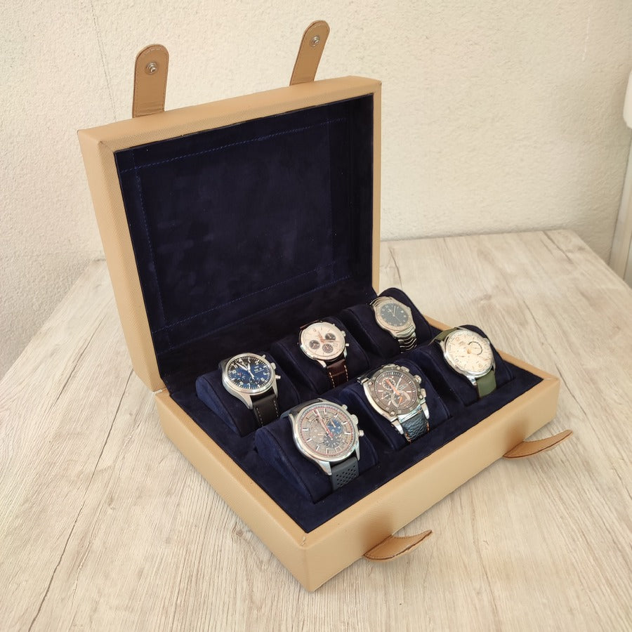 Bej Deri Saat Kutusu - ONYWATCH