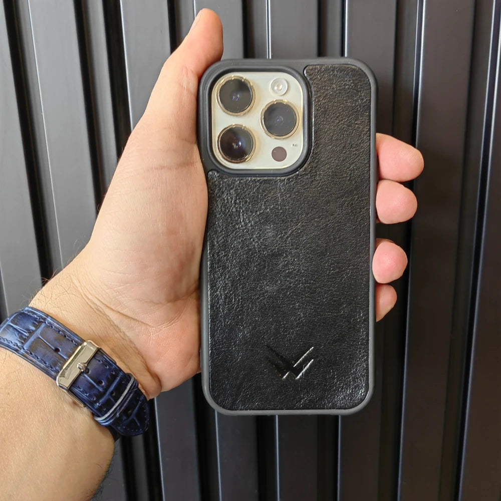 Hurley Siyah İphone Deri Kılıf - ONYWATCH