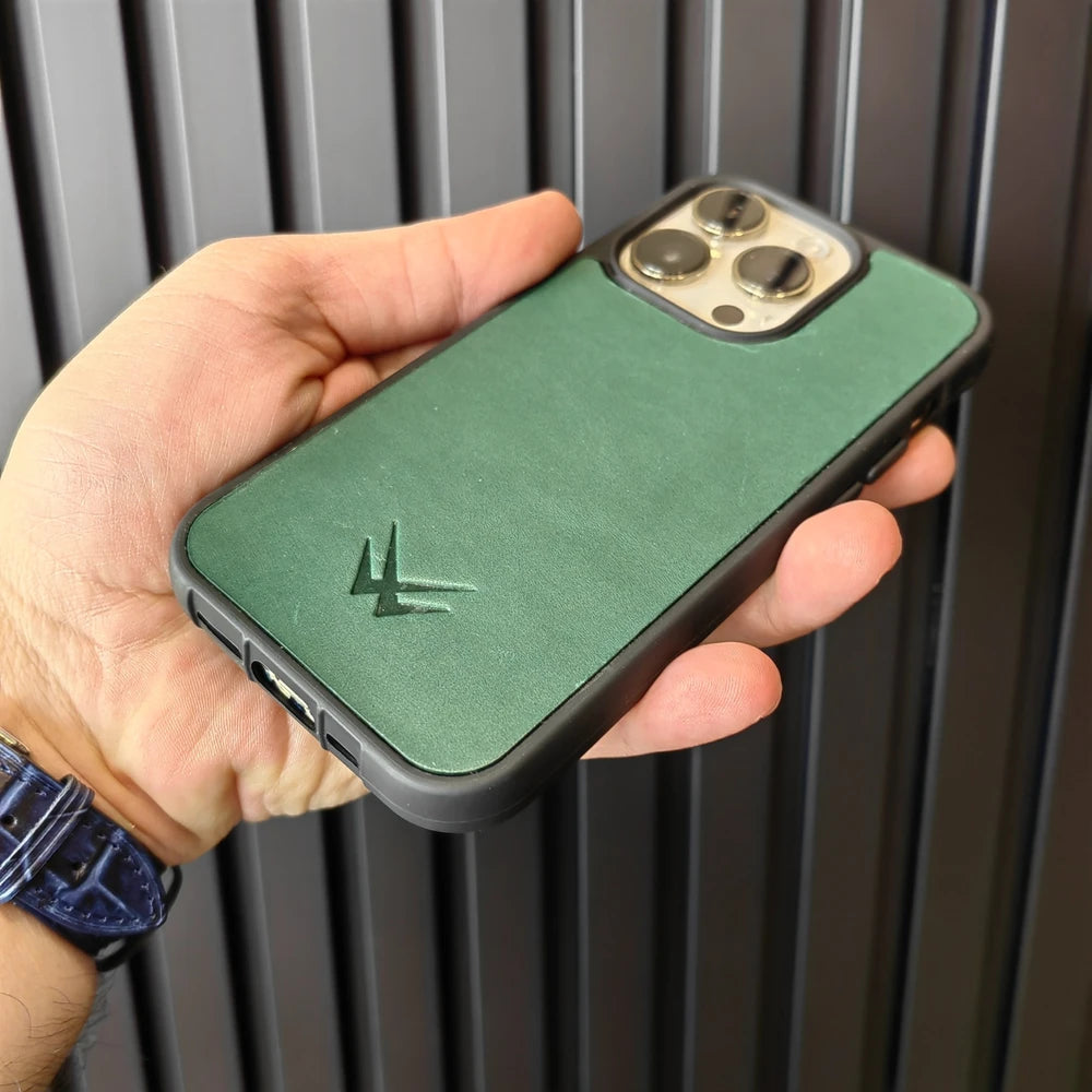 Hurley Yeşil İPhone Deri Kılıf - ONYWATCH