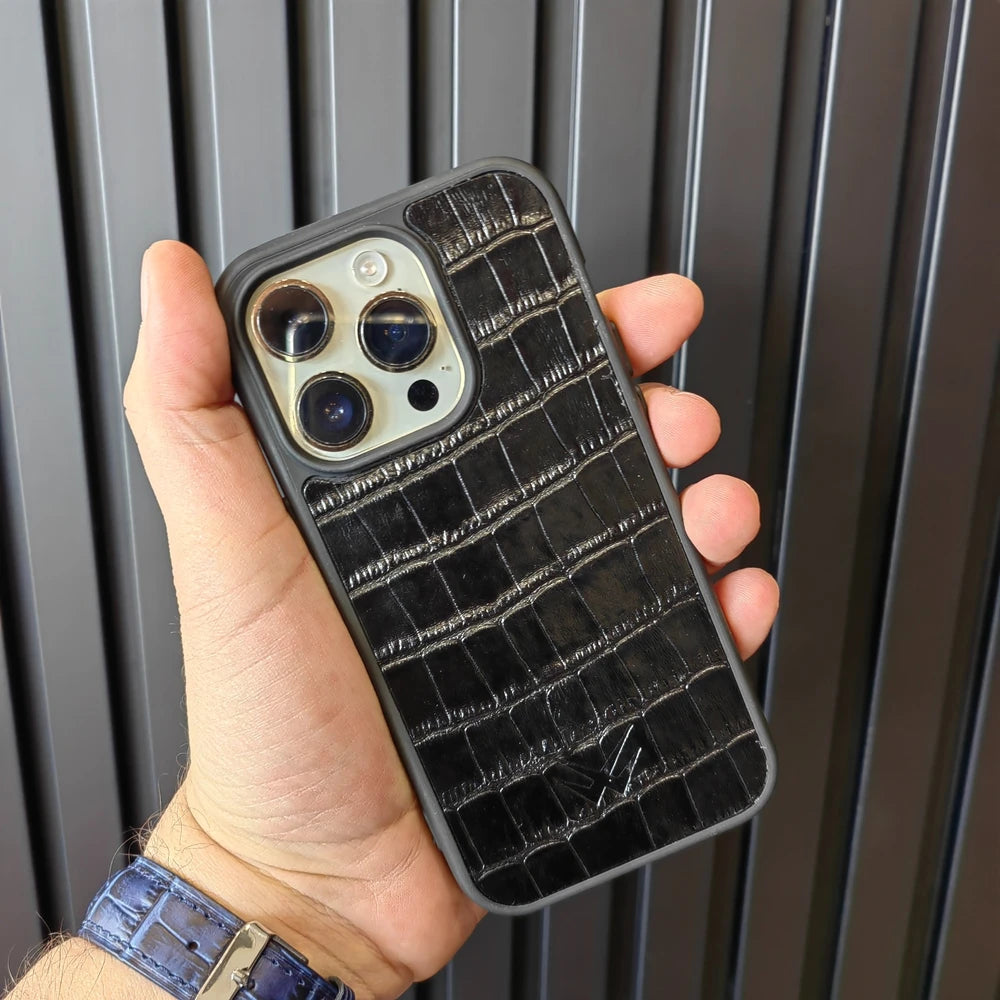 Aragorn Siyah iPhone Deri Kılıf - ONYWATCH