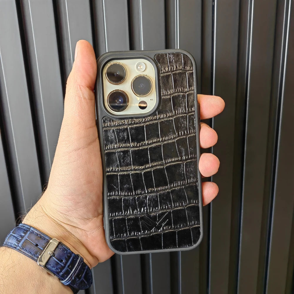 Aragorn Siyah iPhone Deri Kılıf - ONYWATCH