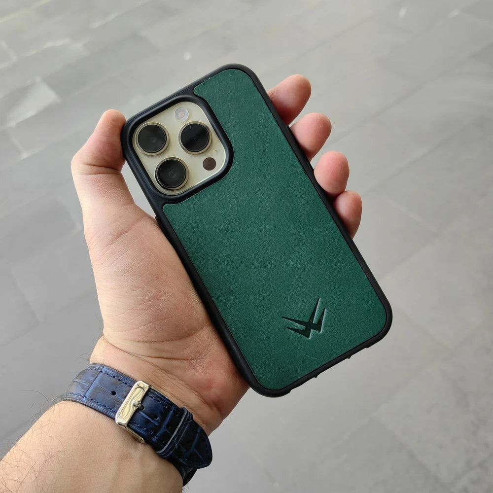 Hurley Yeşil İPhone Deri Kılıf - ONYWATCH