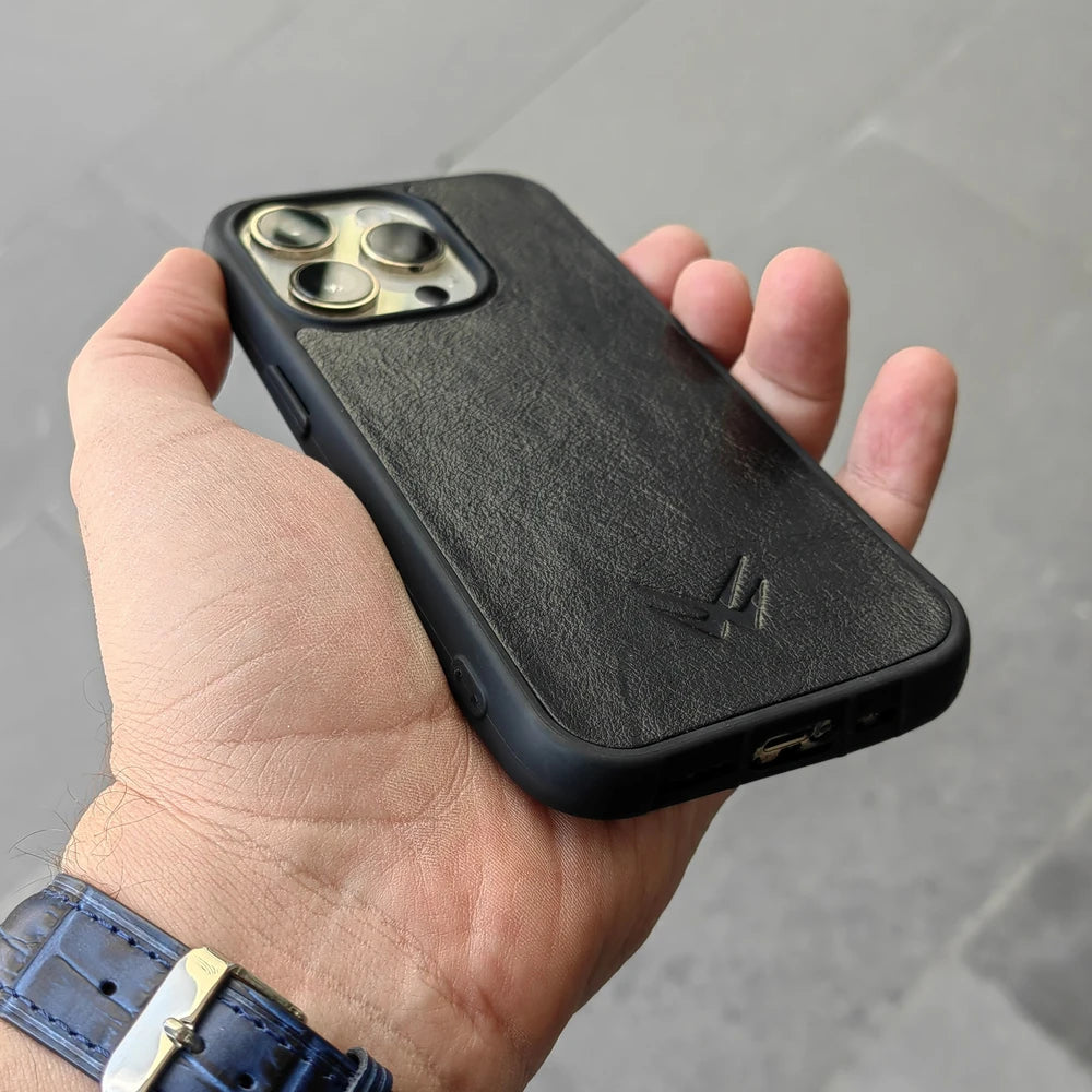 Hurley Siyah İphone Deri Kılıf - ONYWATCH