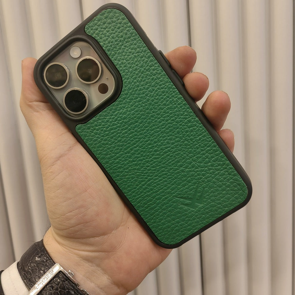 Togo Yeşil iPhone Deri Kılıf - ONYWATCH
