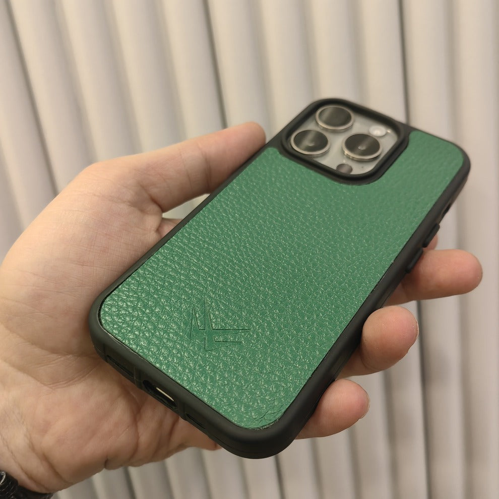Togo Yeşil iPhone Deri Kılıf - ONYWATCH
