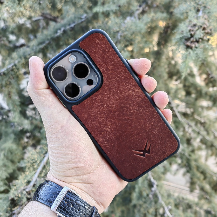 Pueblo Kestane iPhone Deri Kılıf - ONYWATCH