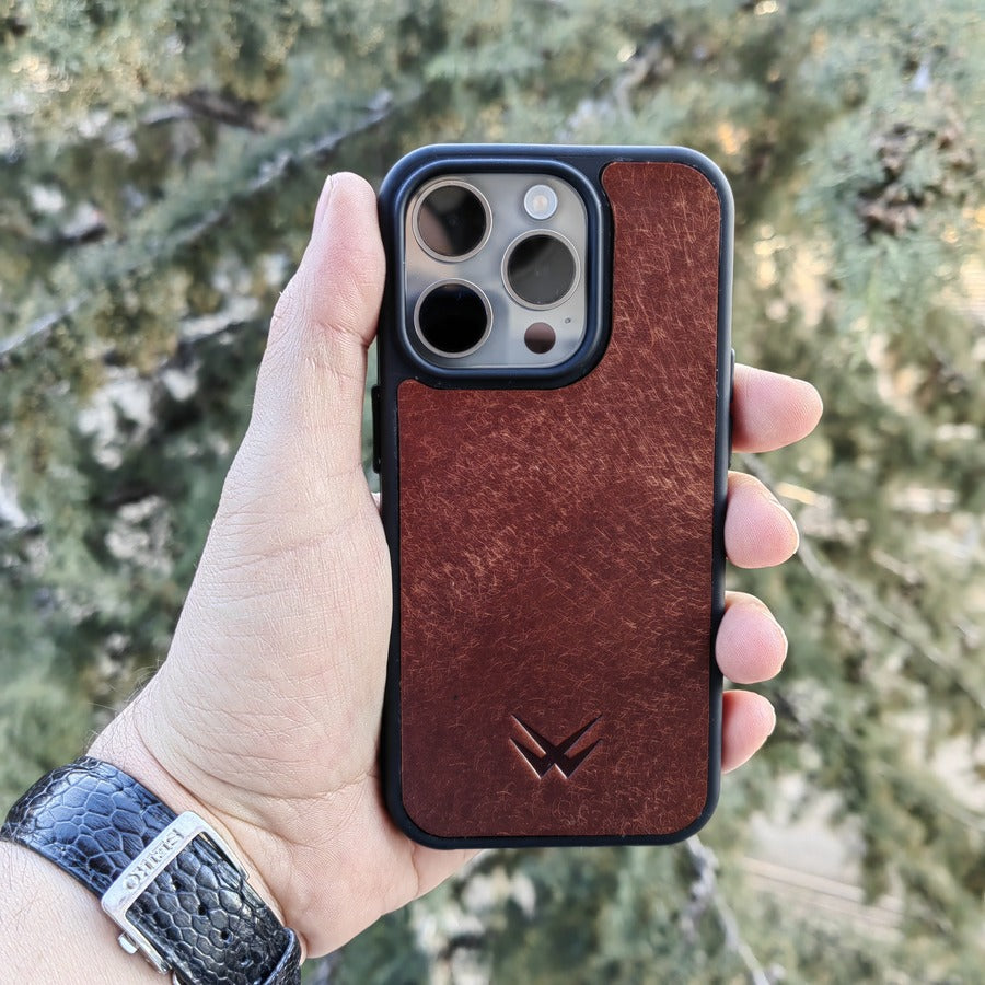 Pueblo Kestane iPhone Deri Kılıf - ONYWATCH