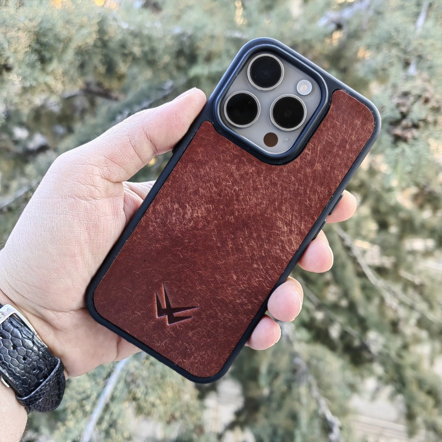 Pueblo Kestane iPhone Deri Kılıf - ONYWATCH