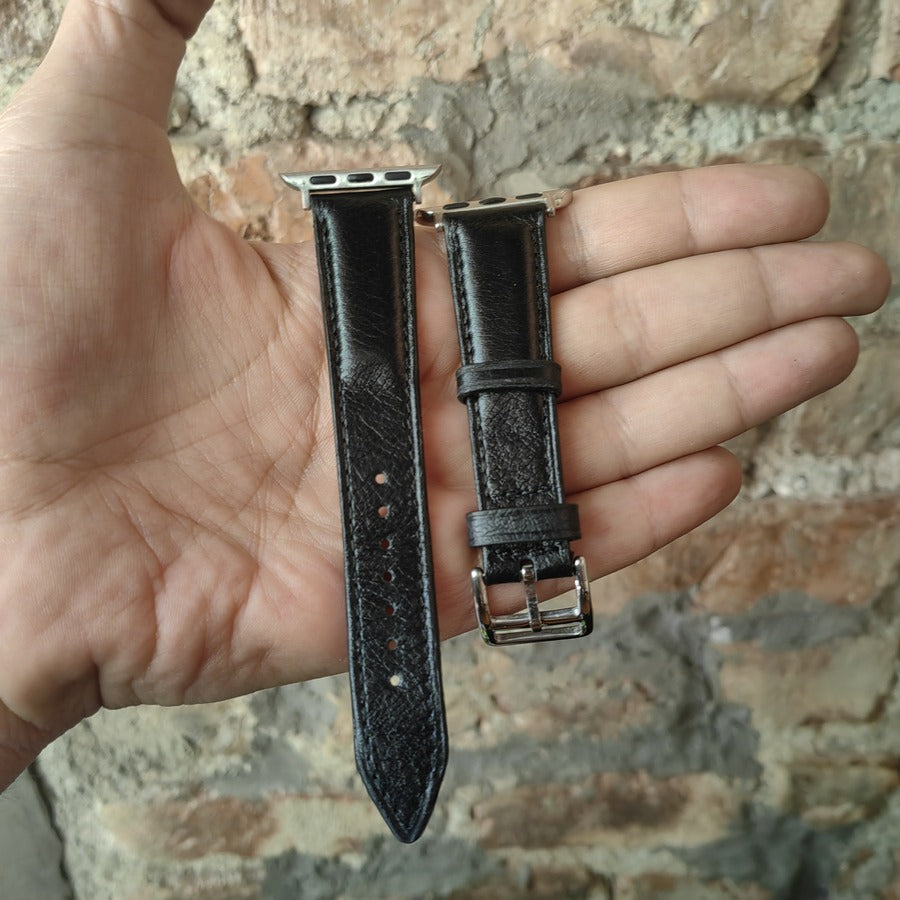 Apple Watch Deri Kordon - Pueblo Siyah