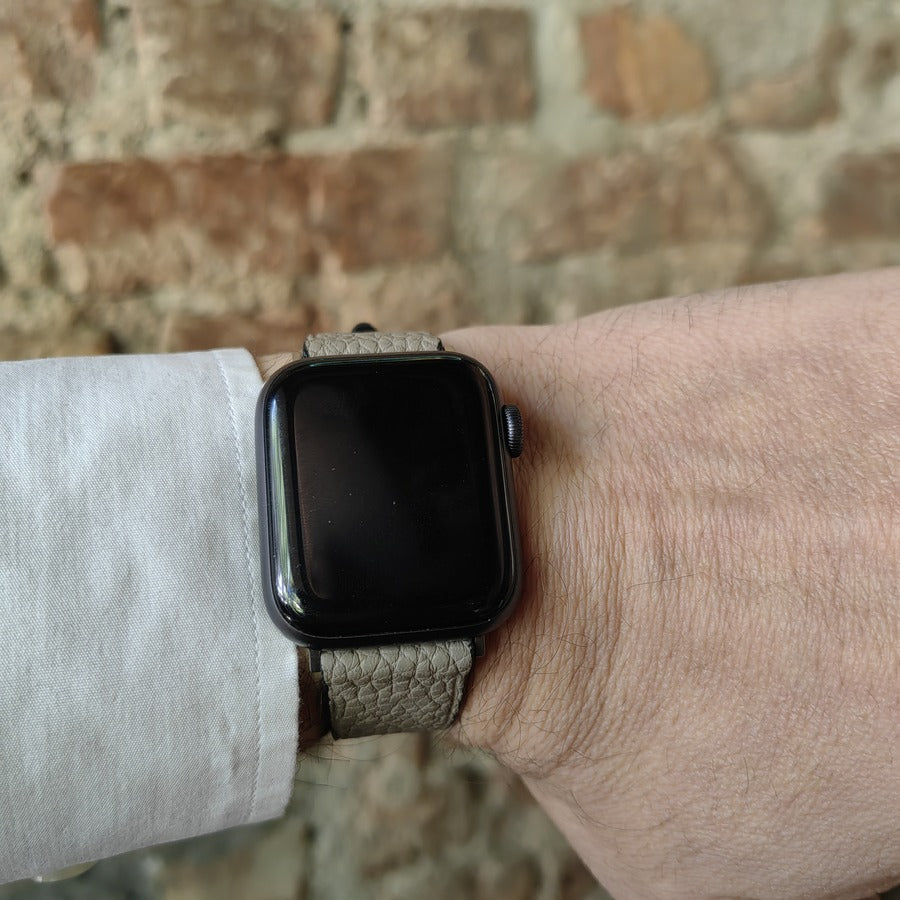 Apple Watch Deri Kordon - Togo Minimal A. Antrasit