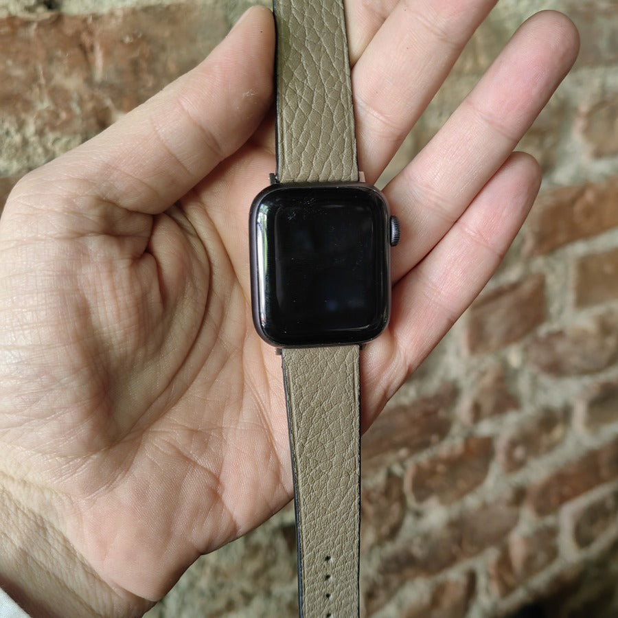 Apple Watch Deri Kordon - Togo Minimal A. Antrasit