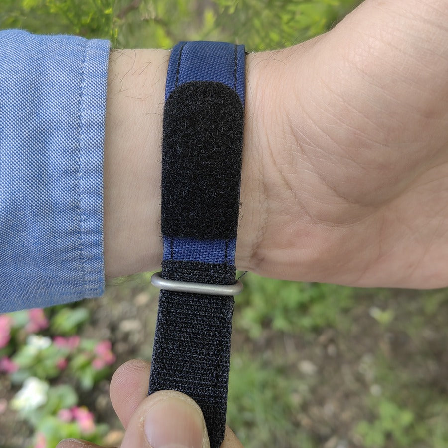 Hibrit Apple Watch Kordon - Lacivert