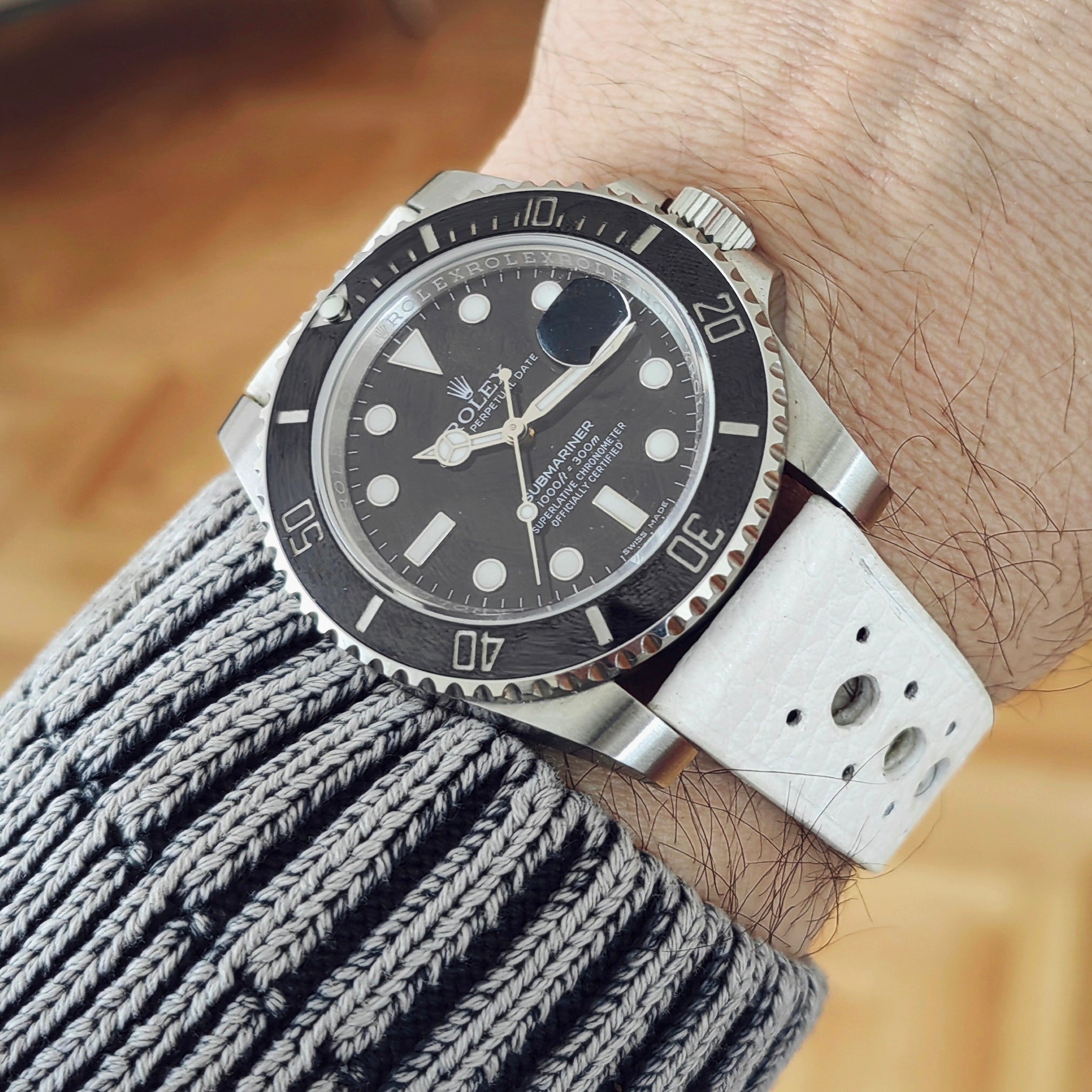 Rally Togo Beyaz Deri Kordon