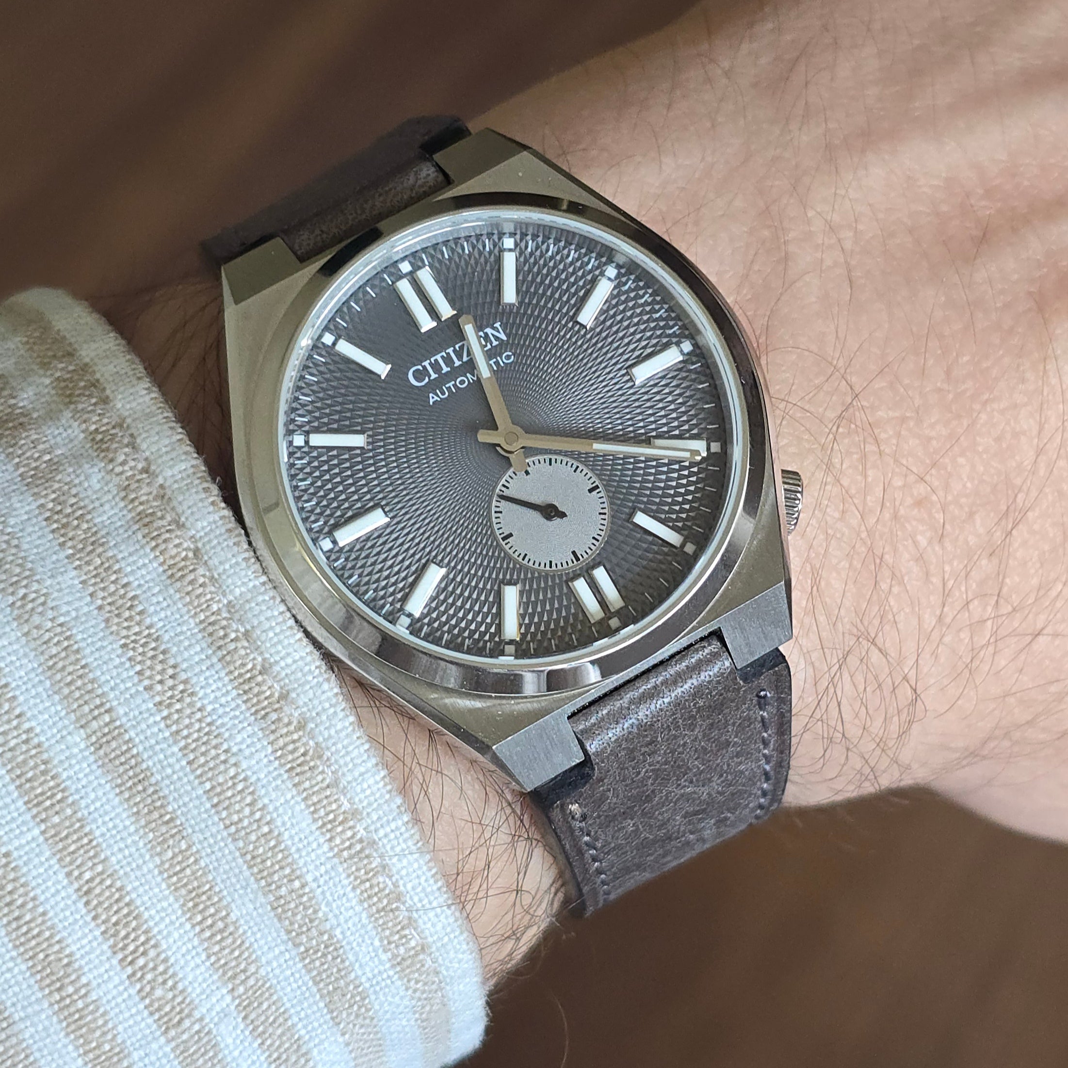 Füme Citizen Tsuyosa Deri Kordon - nj0150 / Small Second