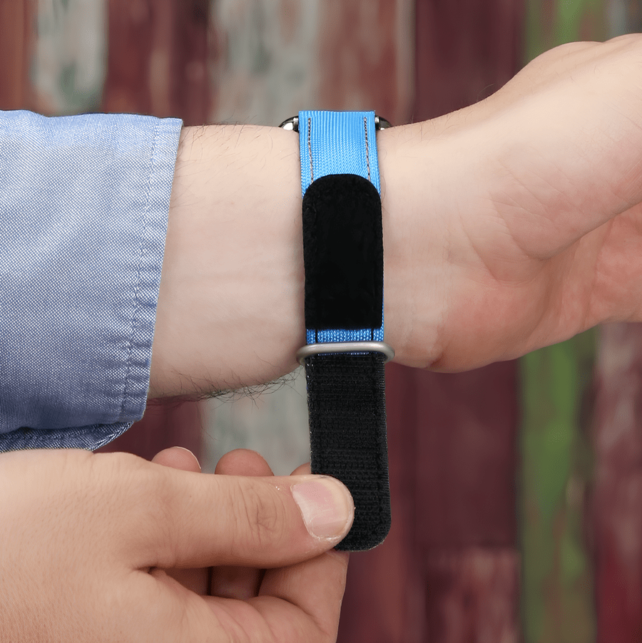 Hibrit Apple Watch Kordon - Mavi